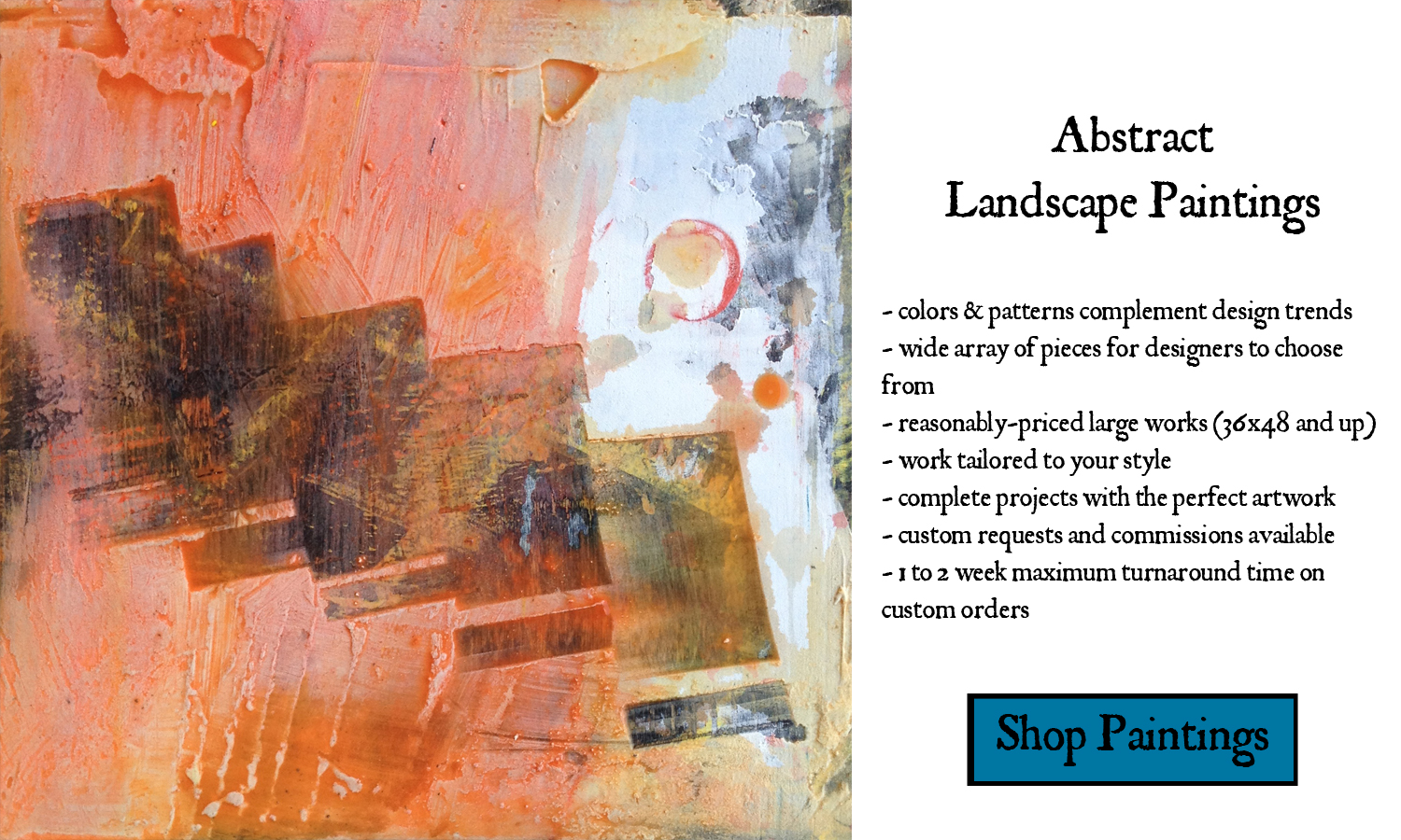 image: product of the month - abstract landscape paintings