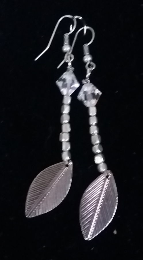 image: feather earrings